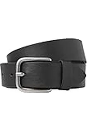 JACK & JONES JACPLANO - Cinturón de piel para hombre, color , 90