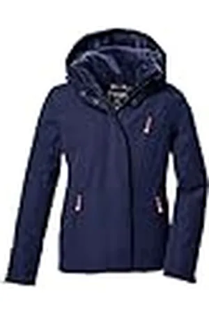 Killtec Niñas Chaqueta funcional/chaqueta de exterior con capucha KOW 356 GRLS JCKT, dunkelnavy, 128, 42148-000
