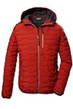 G.I.G.A. DX by killtec Hombre Chaqueta acolchada/chaqueta funcional con capucha GW 25 MN QLTD JCKT, feuerrot, XXL, 40882-000
