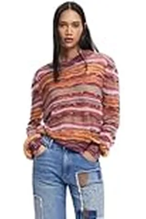 Desigual Jersey de Punto Plano para Mujer Sudadera, , L