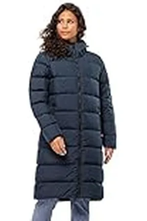 Jack Wolfskin Frozen Palace Coat W Parka de plumón, Azul Oscuro, M para Mujer