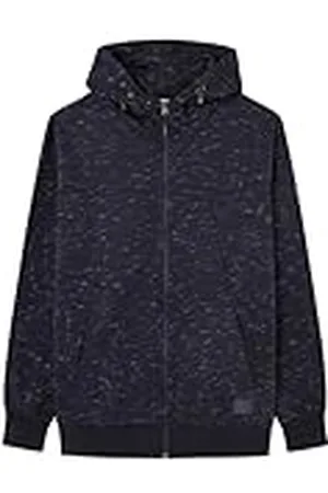 Springfield SPRINGFILED, Hombre, Sudadera Capucha Detalles Injectada, Black, S