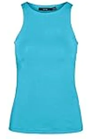 VERO MODA Vmbianca SL Noos-Camiseta sin Mangas, Botón Bachelor, XXL para Mujer