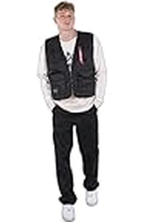 Alpha Industries Utility Chaleco, Negro (Black-03), L/XL para Hombre