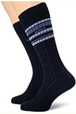 HUGO BOSS 2P RS Rib Stripe CC Calcetines_Regulares, , 40-46 para Hombre