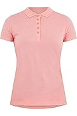 mc kinley McKinley Pellew Polo para Mujer, Melange/Red Light, L