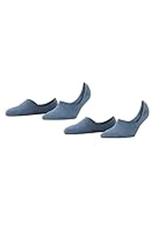 Burlington Everyday Multipack W In algodón invisibles lisos 2 pares, Calcetines pinkies Mujer, , 37-38