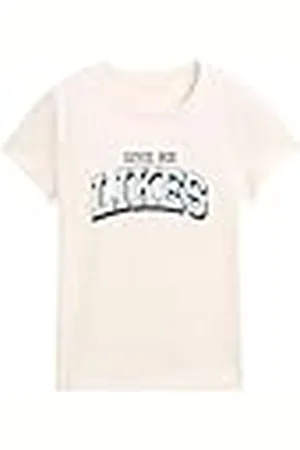 TOM TAILOR 1045231 Camiseta, 12906-Lana de Color Blanco, 140 para Niñas