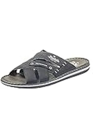Rieker 21099-01, Zuecos Hombre, Black/Anthrazit 01, 43 EU