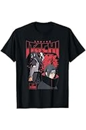 Naruto Shippuden Itachi Uchiha Red Splatter Anime Camiseta