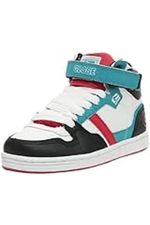 Globe Superfly-Kids GBKFLY - Zapatillas de Cuero Nobuck para niños, Color Blanco, Talla 32.5