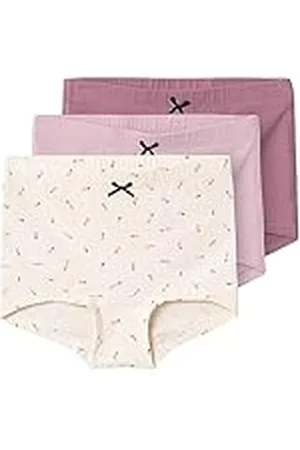 NAME IT Bestseller A/S NMFTIGHTS 3P Floral Noos Braguita, 104 para Niñas