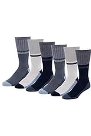 Amazon Calcetin corto con bloques de color Hombre, 6 Pares, , 41-45