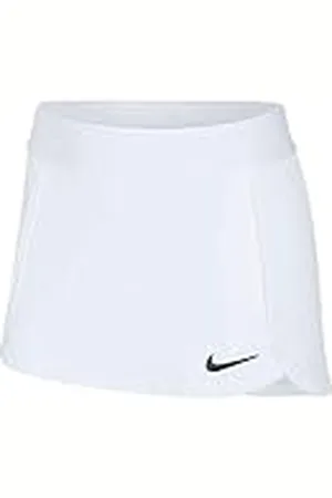 Nike G Nkct Skirt Str Falda, Niñas, White/Black, S