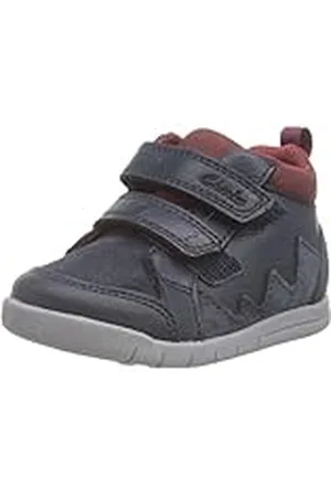 Clarks Zapatillas para niño Rex Park T, Cuero Marino, 18.5 EU