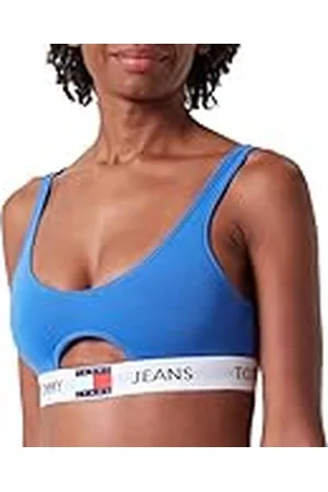 Tommy Hilfiger Sujetador Tipo Bralette con Escote para Mujer, Azul (Empire Blue), XL
