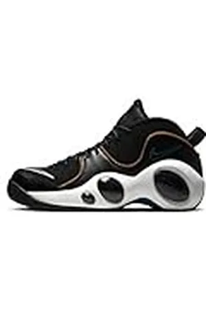 Nike Air Zoom Flight 96, Zapatillas de básquetbol Hombre, Black/Valerian/Brown, 43 EU