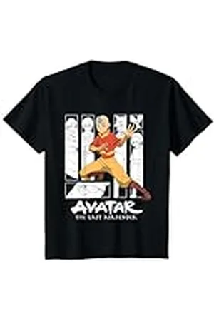Avatar: The Last Airbender Niños Aang Character Montage Niños Camiseta