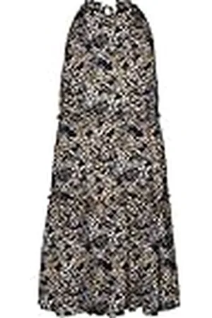VERO MODA Vmdora Kaya Wvn G Vestido Corto con Cuello Halter, , XS para Mujer