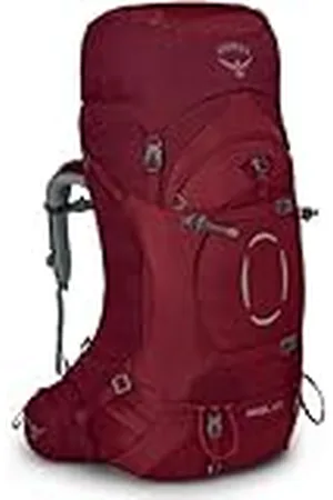 Osprey Ariel 65 Mochila de Mujer para excursiones, Rojo , Talla WM/L