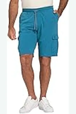 JP 1880 Bermudas de Sudadera, Pantalones de Jogging, Cintura elástica, Bolsillos Cargo, , XL para Hombre