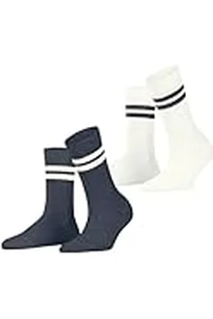 ESPRIT Tennis Stripe Multipack W So algodón estampados 2 pares, Calcetines Mujer, , 35-38