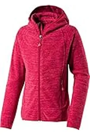 mc kinley McKINLEY Chaqueta de forro polar Choco III para niños, color jaspeado/rojo, 152