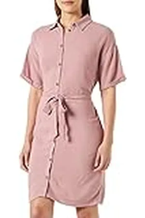Pieces® Pcvinsty SS Camiseta Tie Dress Noos Vestido, , M para Mujer