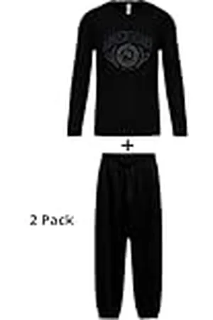 American College Pyjama Polaire Pour Enfant Garçon Pijama Set, , 14 años (Pack de 2) para Niños