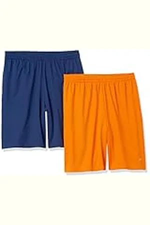 Amazon Pantalón Corto Holgado, técnico y de Estilo Deportivo (Disponible en Tallas Grandes y Largos Especiales) Hombre, Pack de 2, , M