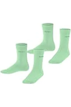 Falke ESPRIT Foot Logo Multipack K So algodón lisos 2 pares, Calcetines Unisex niños, , 31-34