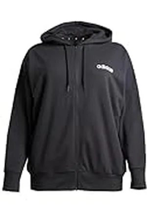 adidas Essentials - Sudadera con Capucha y Cremallera Completa para Mujer (Talla Grande) (Paquete de 1)