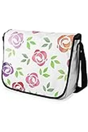 Bonamaison – Bolsas de Mensajero con Pulsera Negra para Estudiantes, Mochilas Escolares para niñas y niños, 29 x 36 cm