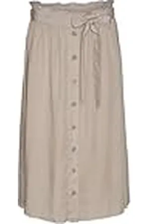 VERO MODA Vmbodil HW Calf Skirt Wvn, , M Mujeres