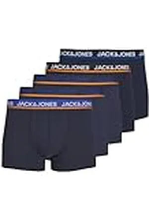 JACK & JONES JACK&JONES JACPOPBASIC Trunks 5 Pack, Bóxer Hombre,