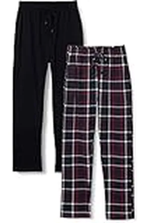 FM London Pijama para hombre paquete de 2 - Pantalones de pijama ligeros para hombre, ropa de dormir y ropa de dormir, , XL