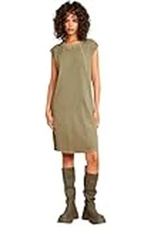 G-Star Para Mujer Vestido Seam Detail Overdyed Loose, , XXS