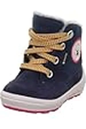 Superfit Groovy 2.0 Warm gefütterte Gore-Tex, Botas para Nieve, Blau/Pink 8010, 24 EU Ancho