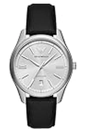 Emporio Armani Reloj Analógico para Hombres de Automático con Correa en Cuero AR60077