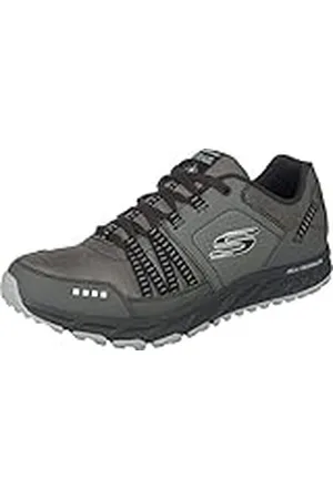 Skechers ESCAPE PLAN, Zapatillas para Hombre, Grey (Charcoal/Black), 41 EU