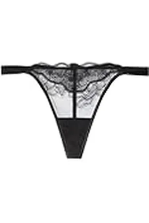 Women secret Thong Sense Bridal Camila (Embroidery Black) Tanga, , XS para Mujer