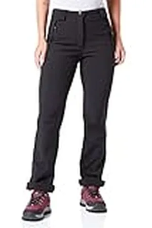 CMP Pantalón softshell mujer, Nero, L