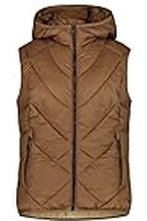 CMP Chaleco mujer con capucha fija, camellos, XXS