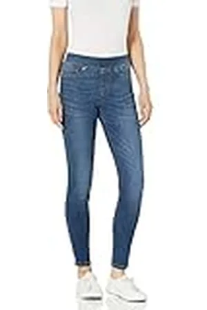 Amazon Jeggings Elásticos Fáciles de Poner de Cintura Media (Disponible en Tallas Grandes) Mujer, , 48