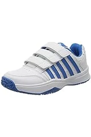 K-Swiss Court Smashstrpomni Zapatillas, Unisex niños, Blanco/Azul, 32,5 EU