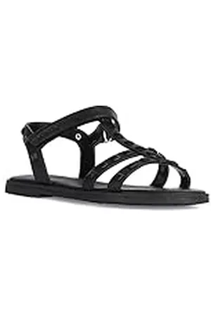 Geox J SANDAL KARLY GIRL, Sandalia para Niñas, BLACK, 28 EU