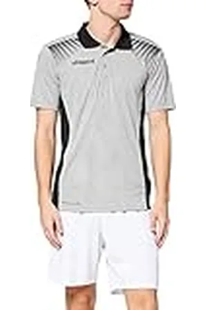 Uhlsport Goal Polo, Hombre, Gris Oscuro Mezcla/Negro, 164