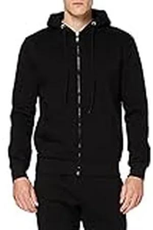 FM London Sudadera con cremallera, capucha supersuaves para hombre con forro polar cepillado interior, capucha ricas en algodón y ajuste cómodo, , M