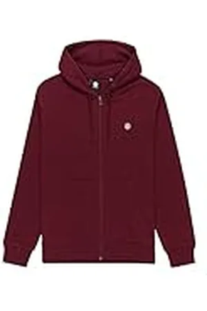 Element Cornell Classic - Sudadera con Capucha y Cremallera - Hombre - Rojo