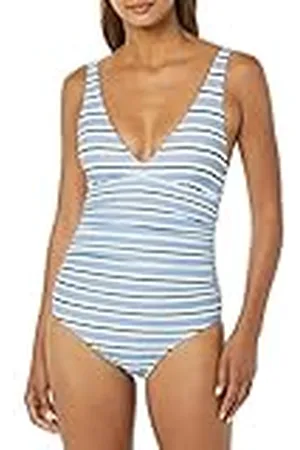 Amazon Bañador Escote en v Moldeador Control de Abdomen Mujer, , 40-42
